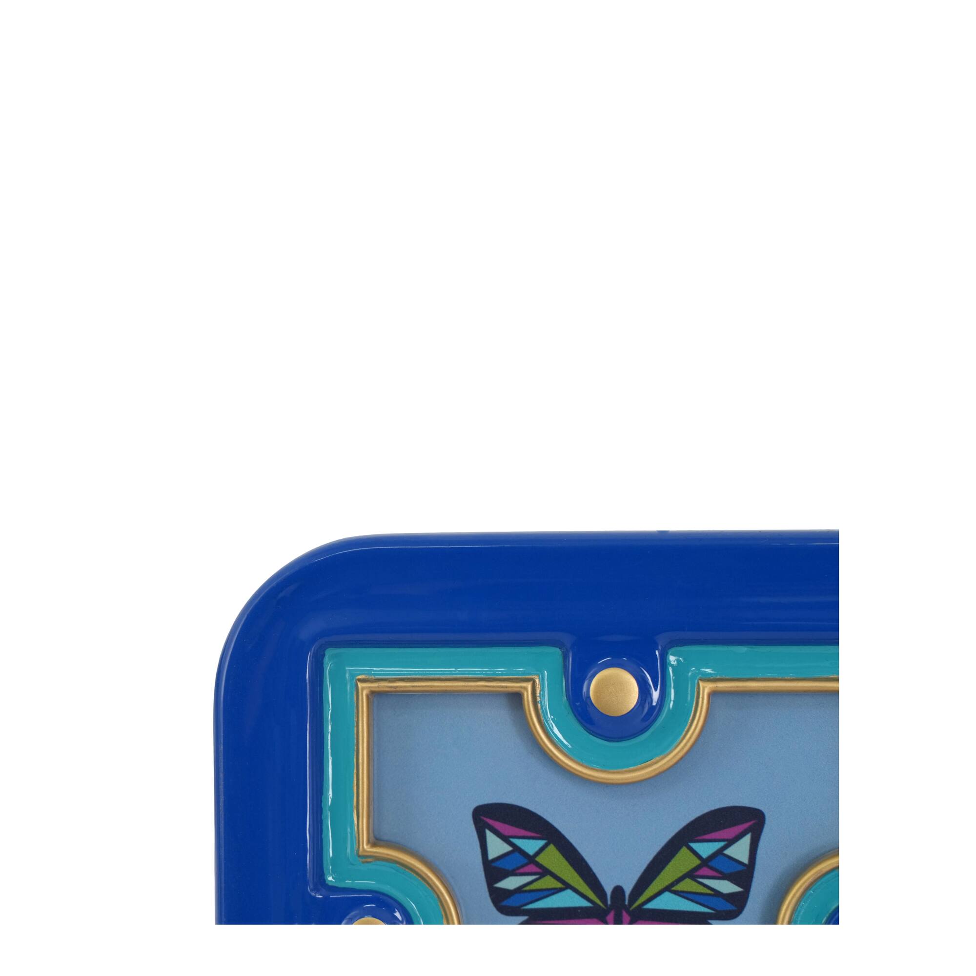 Jonathan Adler x Michaels 4" x 4" Blue & Teal Tabletop Frame